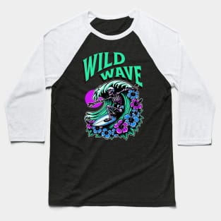 Wild Wave Baseball T-Shirt